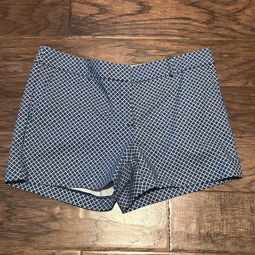 Navy printed shorts